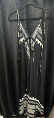 Long Bamboo Geometric Dress
