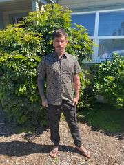 Geometric Vision Man Button down