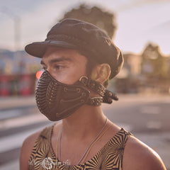 Nikinga leather art masks