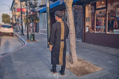 Nomad Kimono Black and Gold