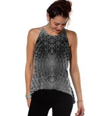Tank top Geometric Grey