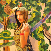 Psychedelic Hood in black and white