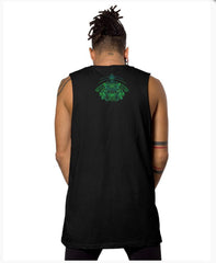 Forest Green on Black Tank