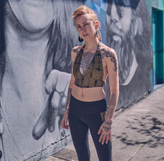 La Rebelle Psychedelic Bra Top