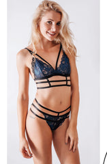 Lingerie set electric blue