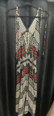 Long Bamboo Geometric Dress
