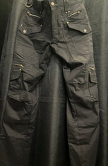 Black samurai pants