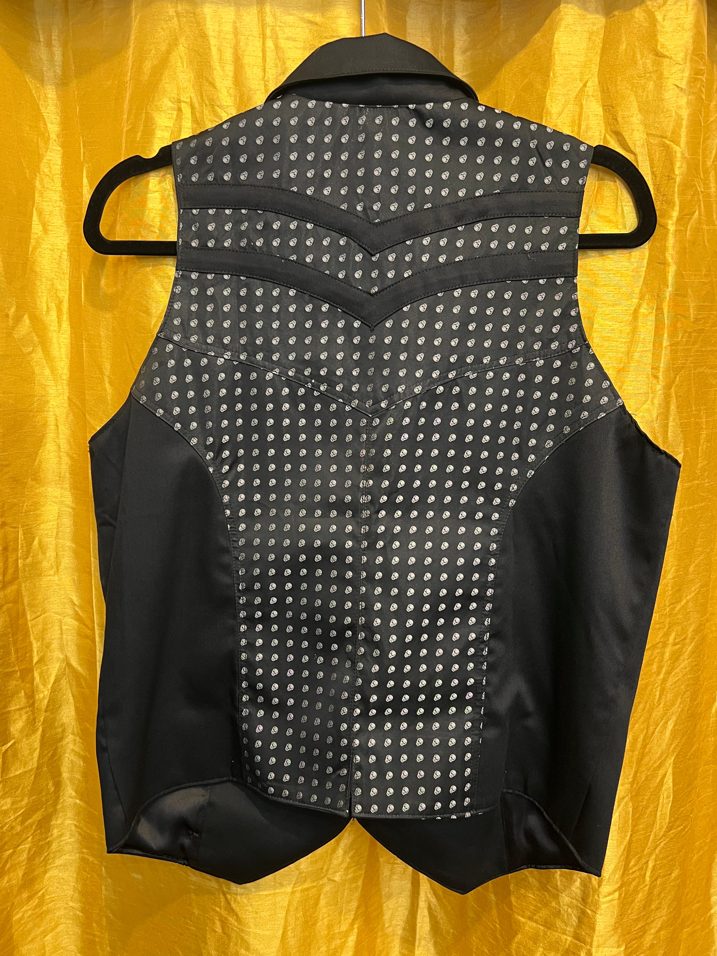 Rebelle Cotton Silk Lined Collar Vest