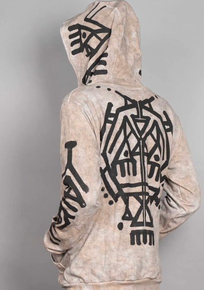 Paleo Grey Hydro Plazma Man Hoodie