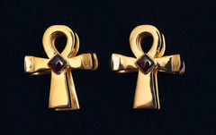 Egyptian Ankh Ear Weights